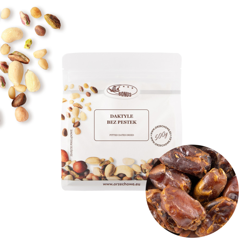 Daktyle suszone bez pestek