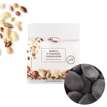 Morele w gorzkiej czekoladzie