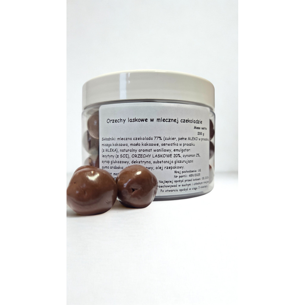 W czekoladzie - Orzechy laskowe w mlecznej czekoladzie z cynamonem - produkt orzechowe.eu 2